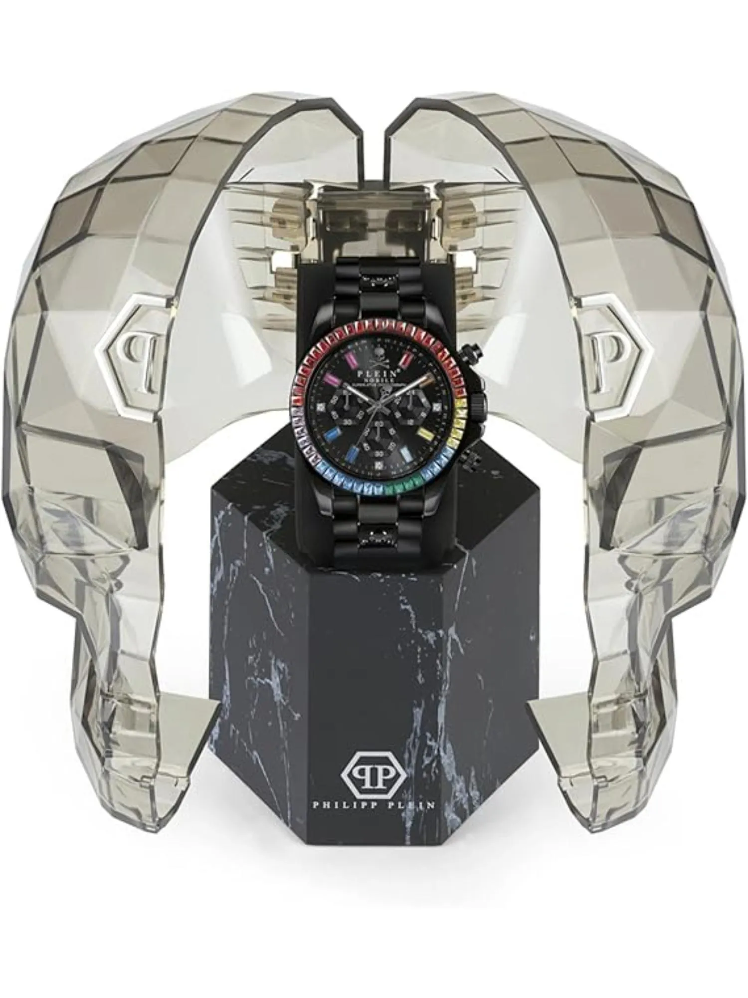 Philipp Plein Men 43 mm Size Black Dial Analog Watch - PWCAA0721