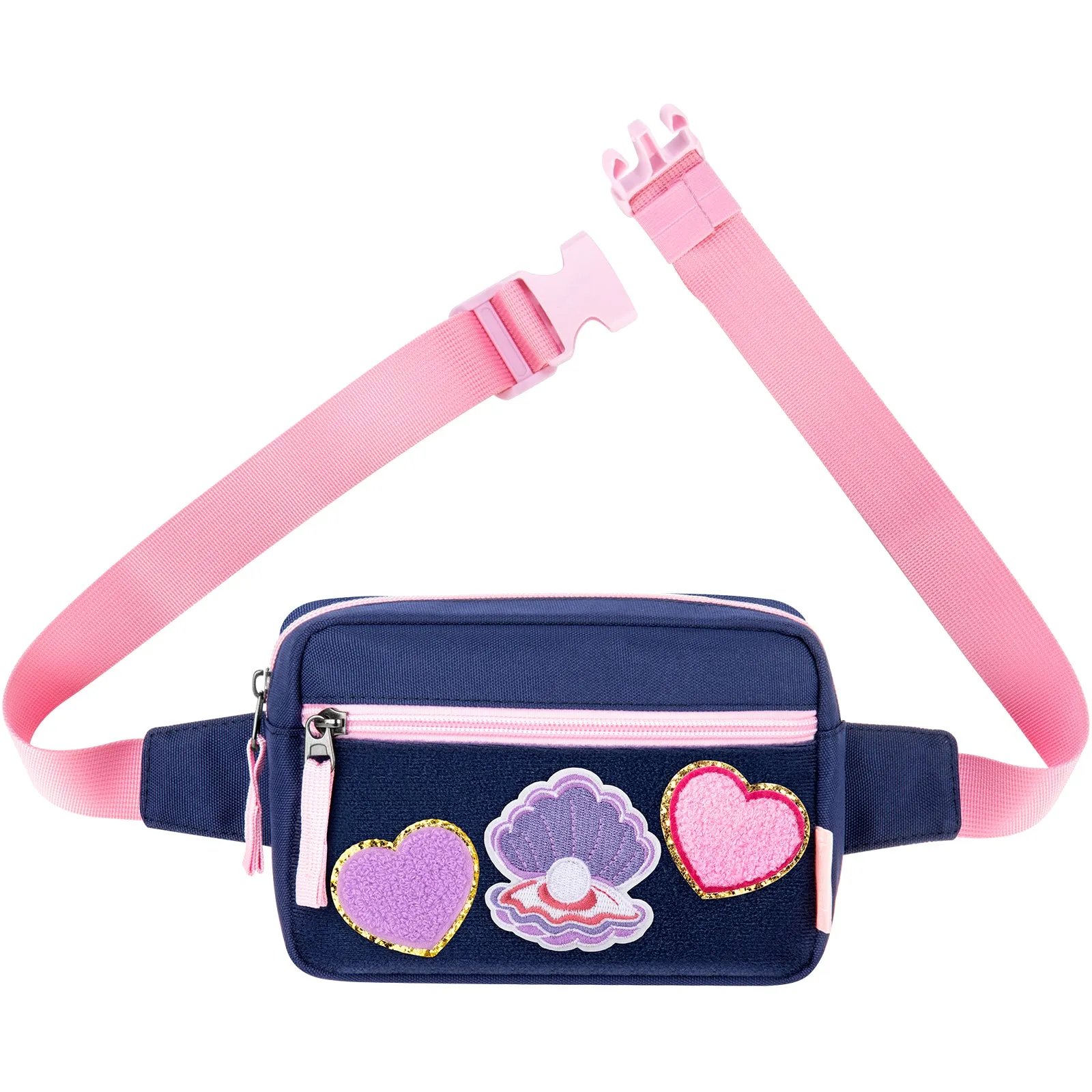 Pink & Blue DIY Fanny Pack