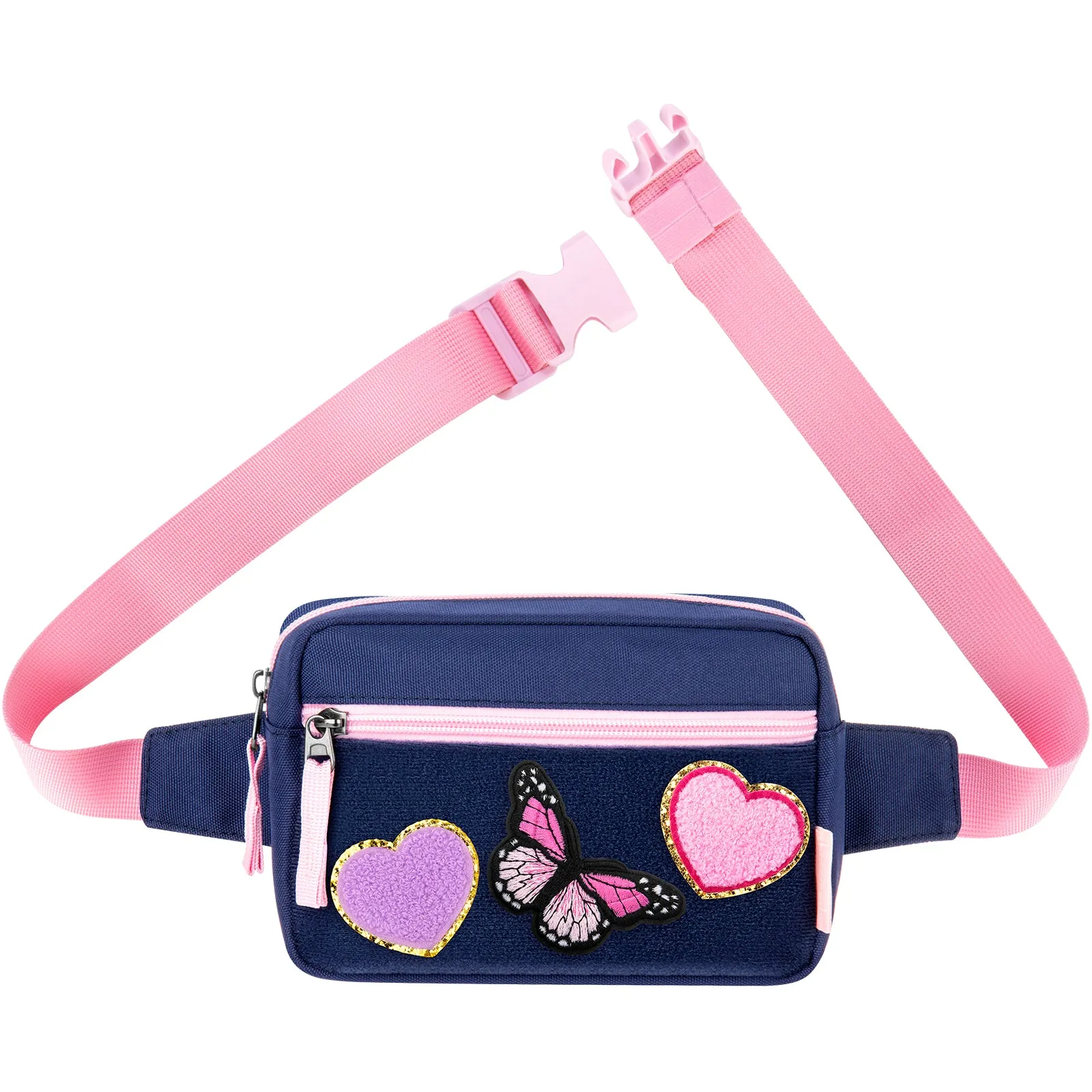 Pink & Blue DIY Fanny Pack