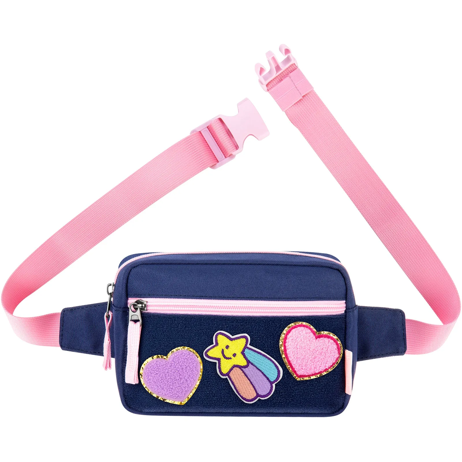 Pink & Blue DIY Fanny Pack