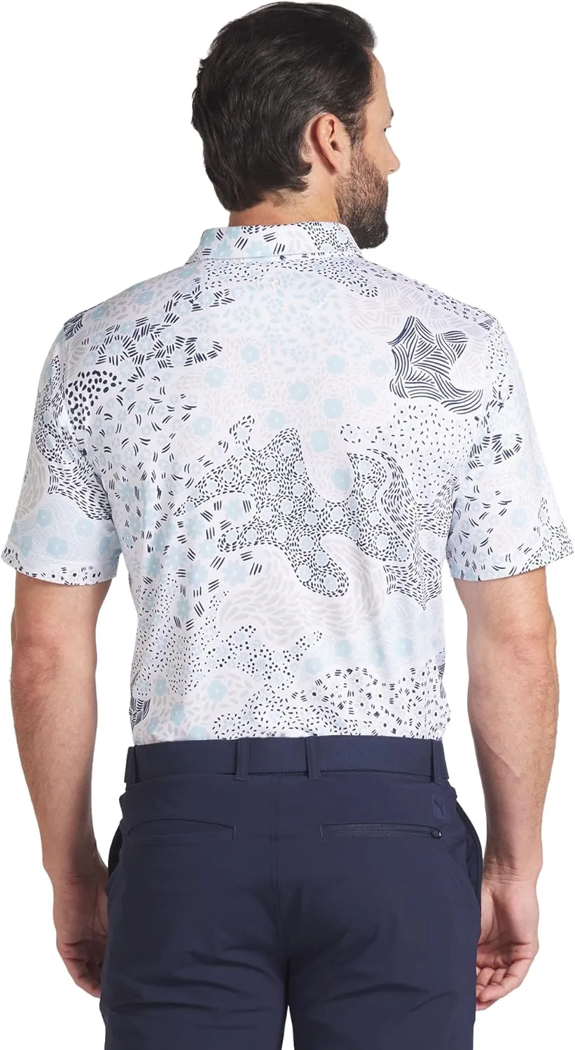 PUMA Men's Cloudspun Bloom Camo Polo