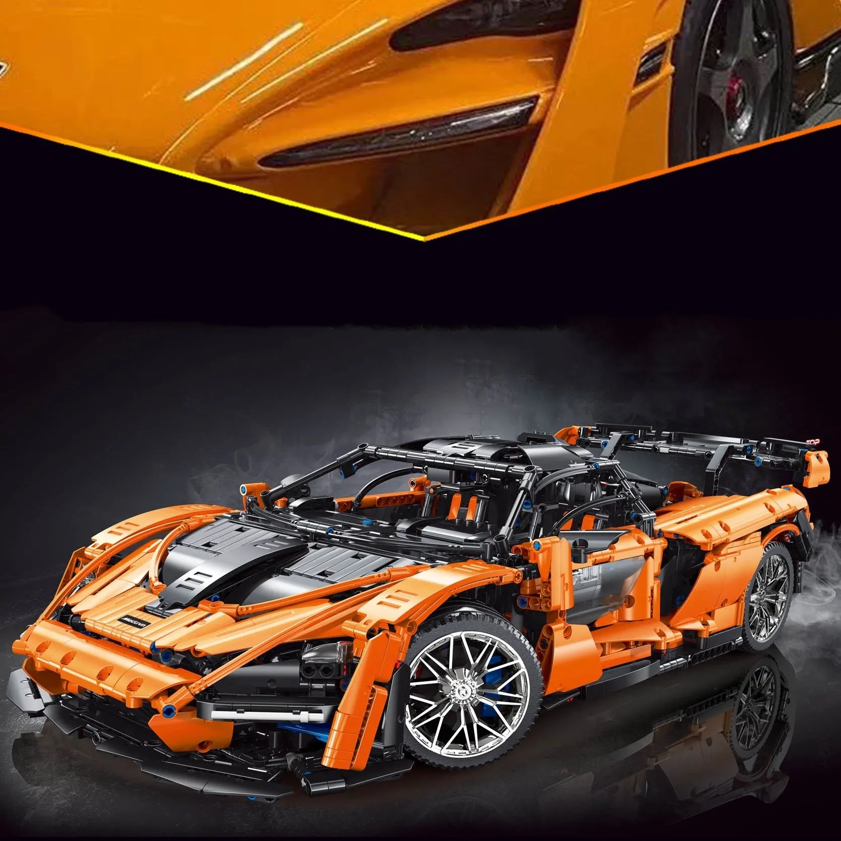 Remote Control Sports Car Model, Plastic Building Blocks for Kids