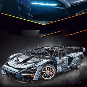 Remote Control Sports Car Model, Plastic Building Blocks for Kids
