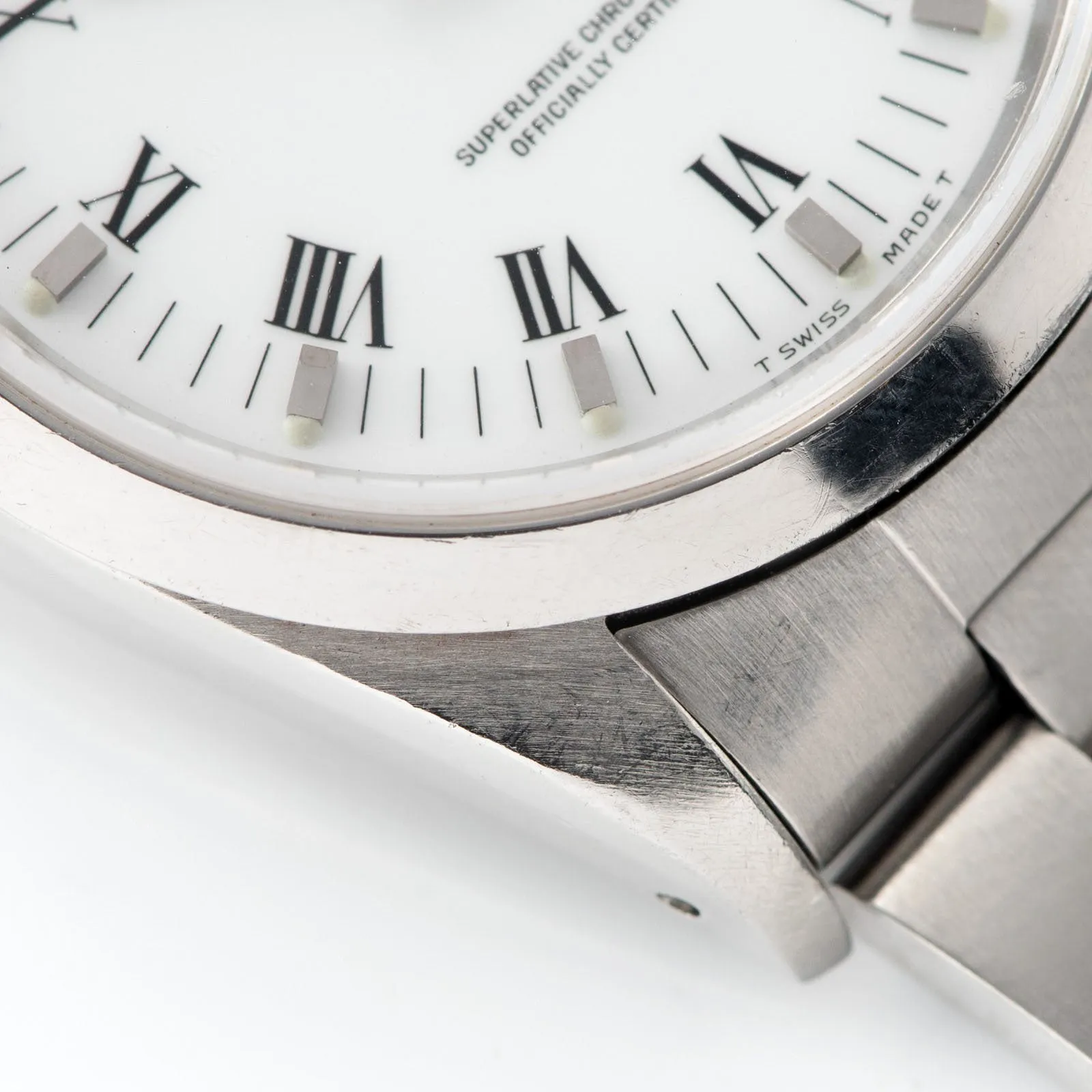 Rolex Date Reference 15200 White Porcelain Dial