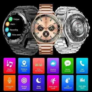 Round Screen Smart Watch EX108 Bluetooth Calling
