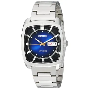 Seiko Mens RECRAFT Series Automatic self Wind Silver Stainless Steel Strap Watch - SNKP23