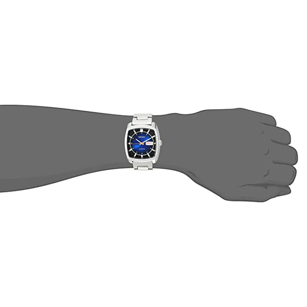 Seiko Mens RECRAFT Series Automatic self Wind Silver Stainless Steel Strap Watch - SNKP23