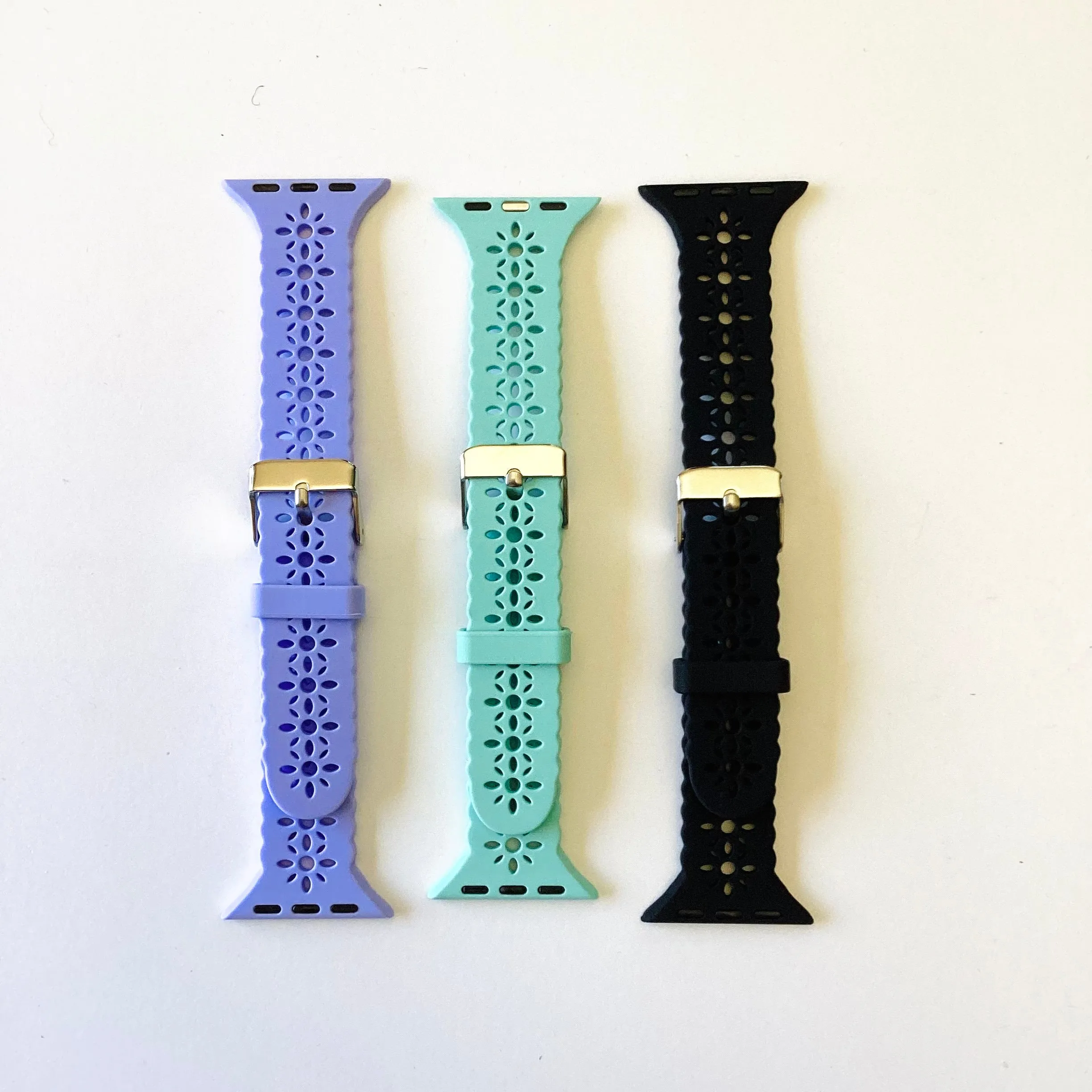 Silicone Apple Watch Band - Laser Cut Band