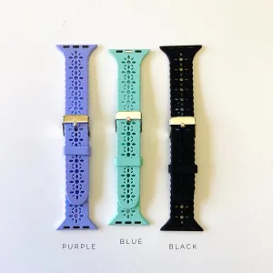 Silicone Apple Watch Band - Laser Cut Band