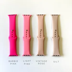 Silicone Apple Watch Band - Pink Hues