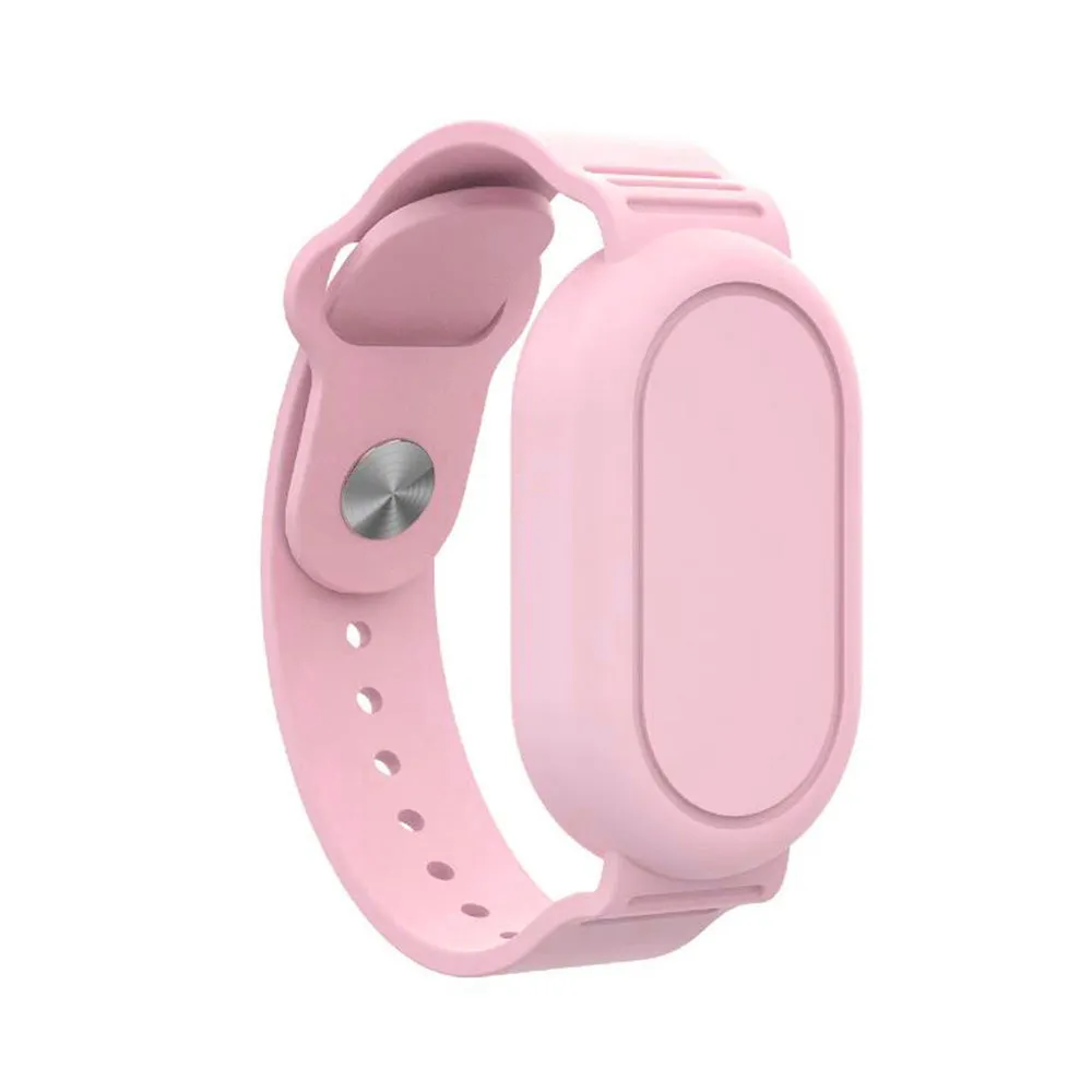 Silicone Bracelet Full Cover for Samsung Galaxy SmartTag 2 Watch  Case with Wristband Pink