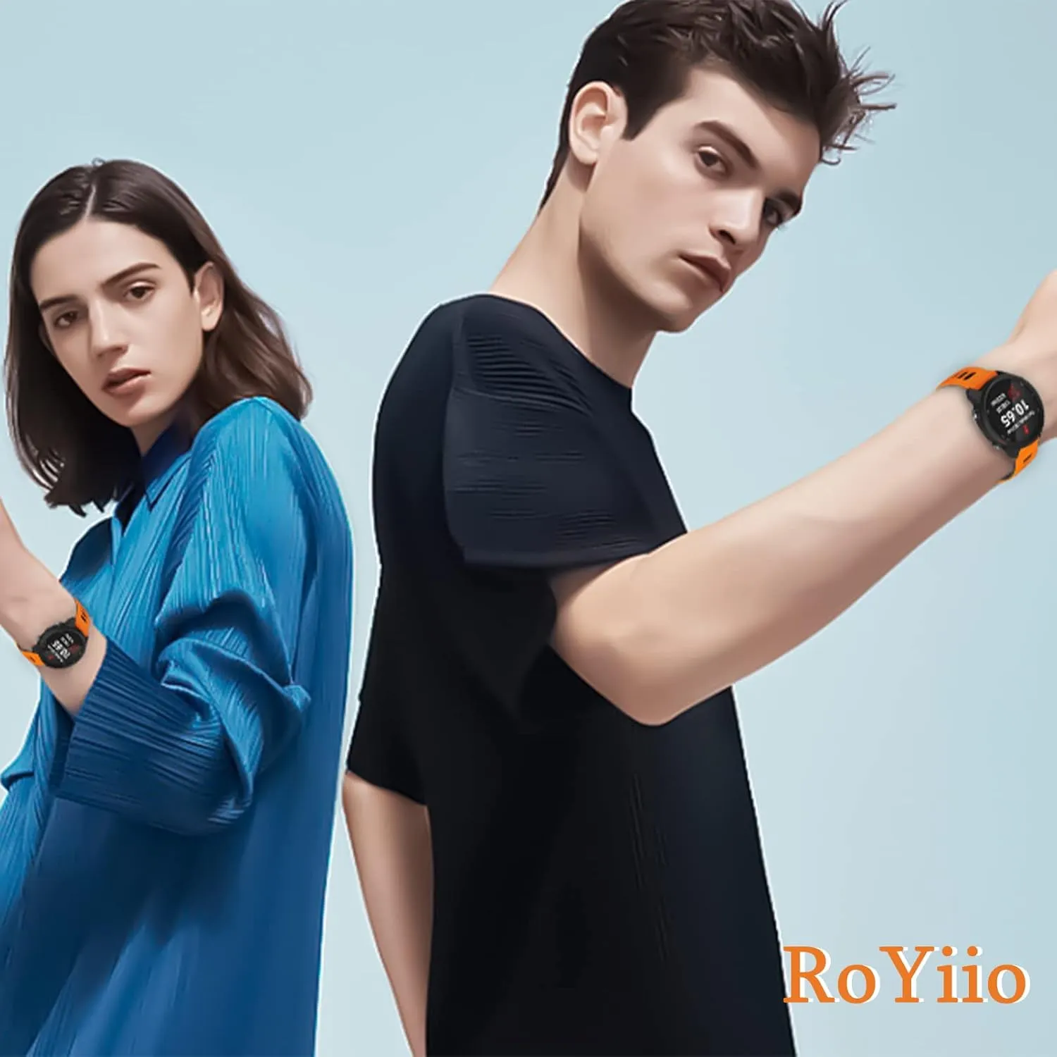 Silicone Watch Band 20 mm / 22 mm Quick Release Strap Soft Breathable Comfortable Sport Replacement Band for Men Women