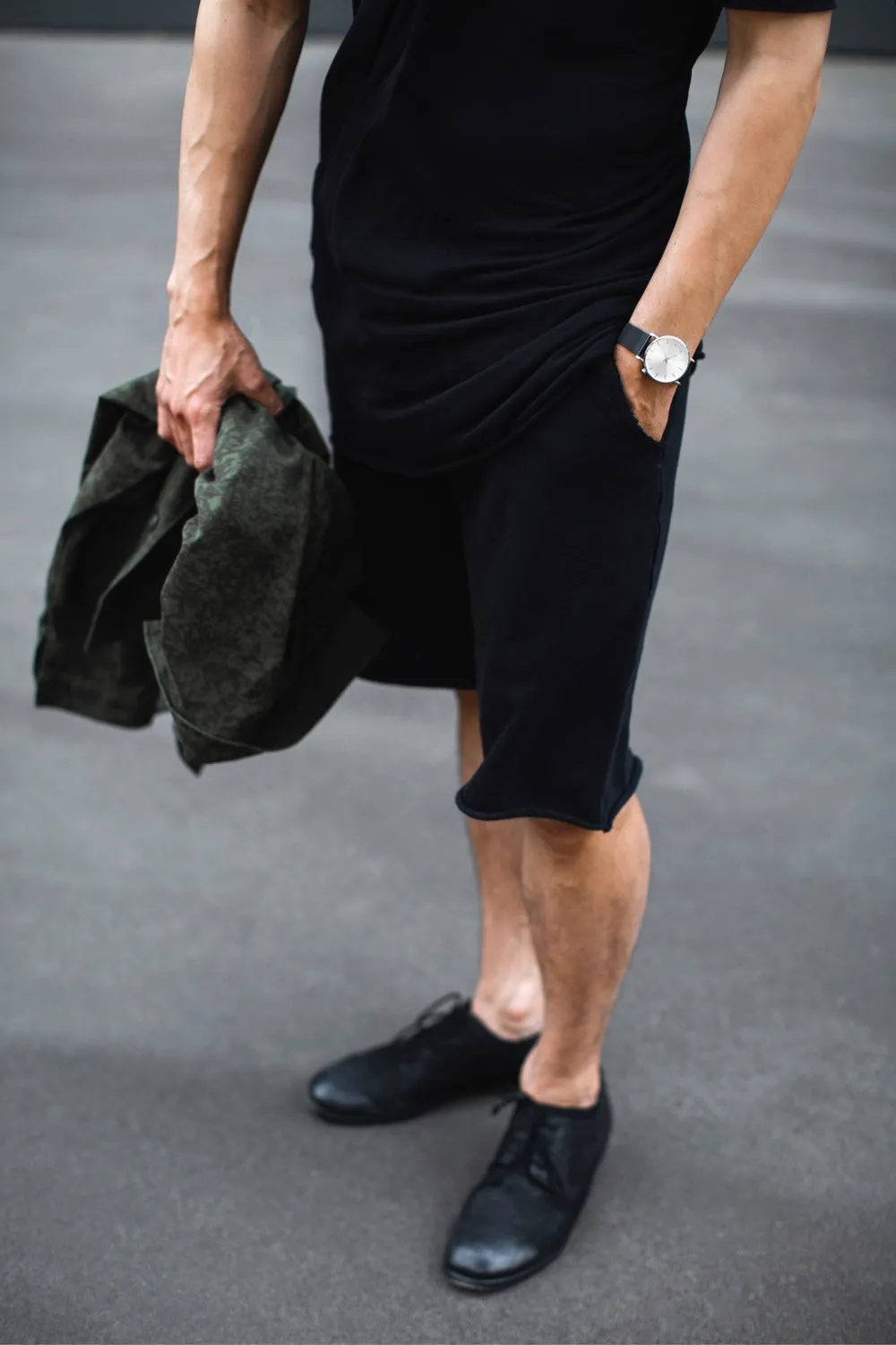 Silver Steel Black Mesh