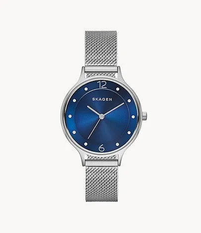 Steel Ladies Deep Ocean Blue Dial Watch
