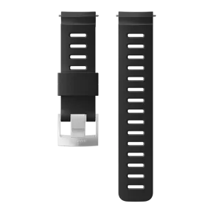 Suunto 24mm Dive 1 Silicone Strap Black Steel Size M