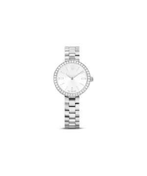 SWAROVSKI CERTA WATCH,SWISS MADE, METAL BRACELET,SILVER TONE, STAINLESS STEEL