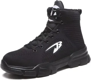 Tanleewa Steel Toe Work Shoes for Men Lightweight Nonslip Safety Boots Anti-Pierce Construction Industrial Sneakers Casual Sports Shoes