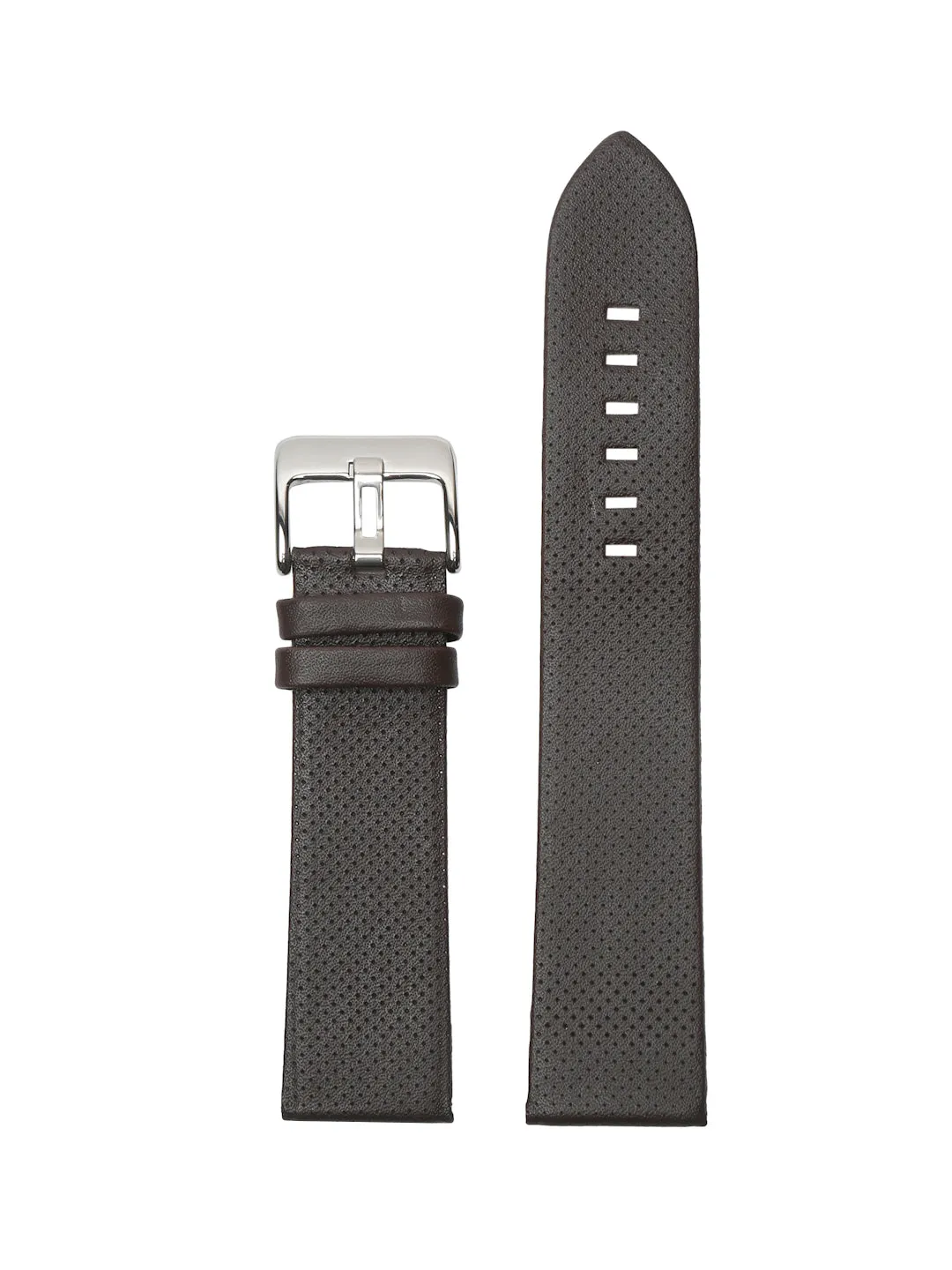 Teakwood brown texture leather casual 22 MM watch strap