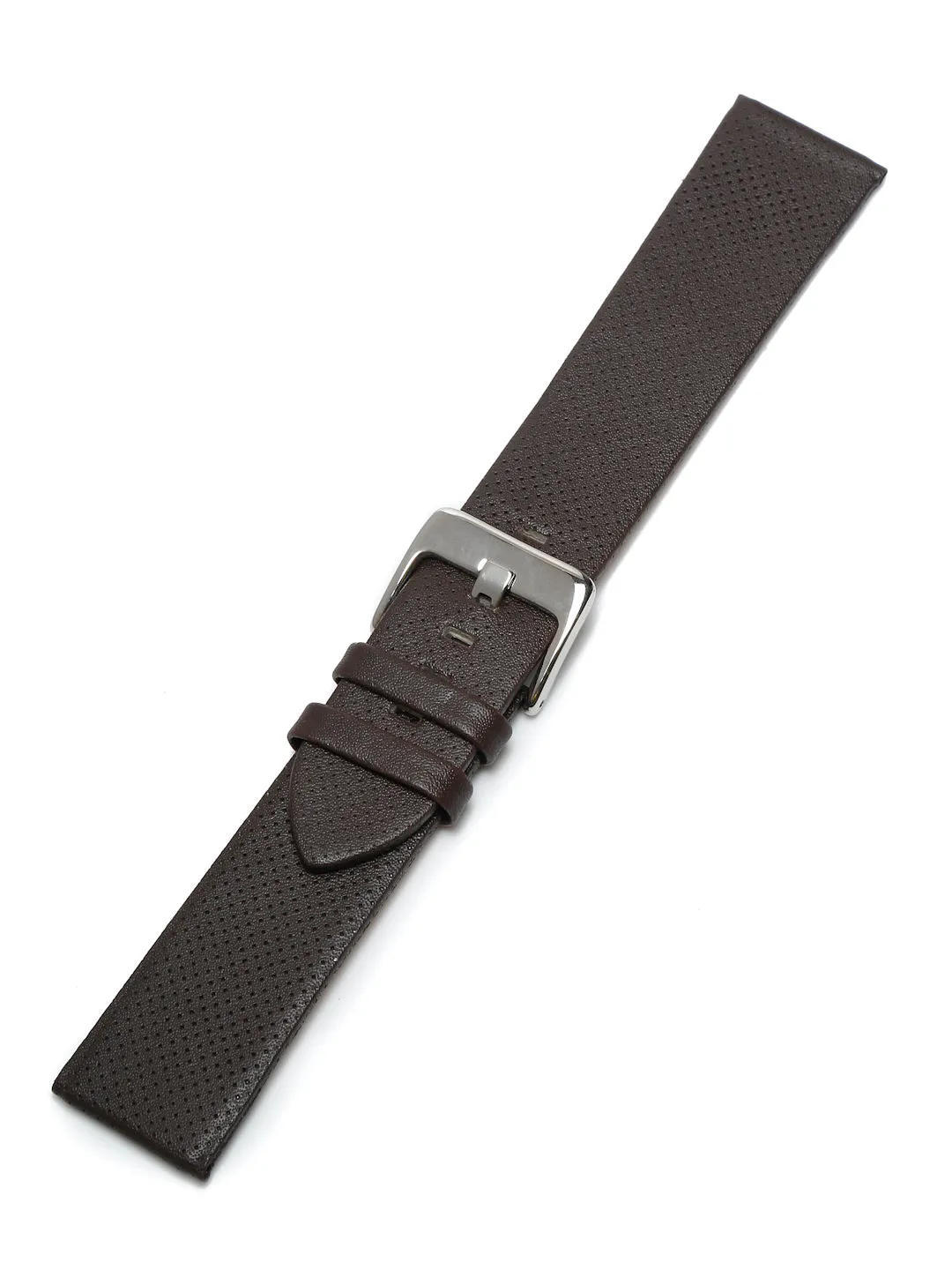 Teakwood brown texture leather casual 22 MM watch strap