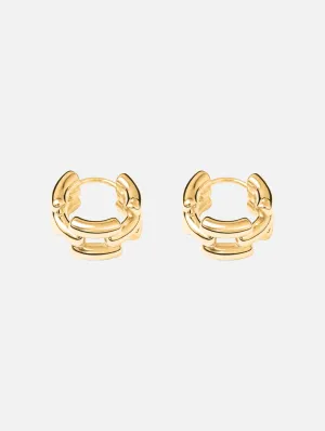 The Johanna Earrings in Gold