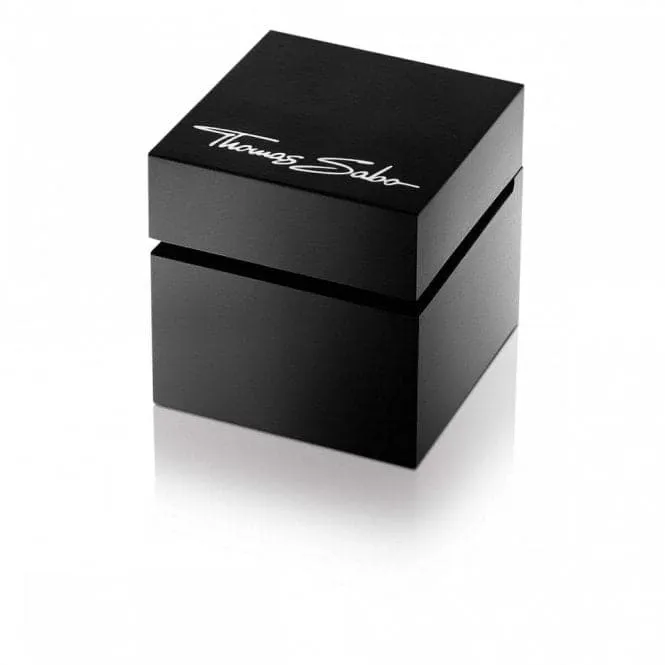 Thomas Sabo CODE Total Black Milanese Metal Watch WA0342-202-203