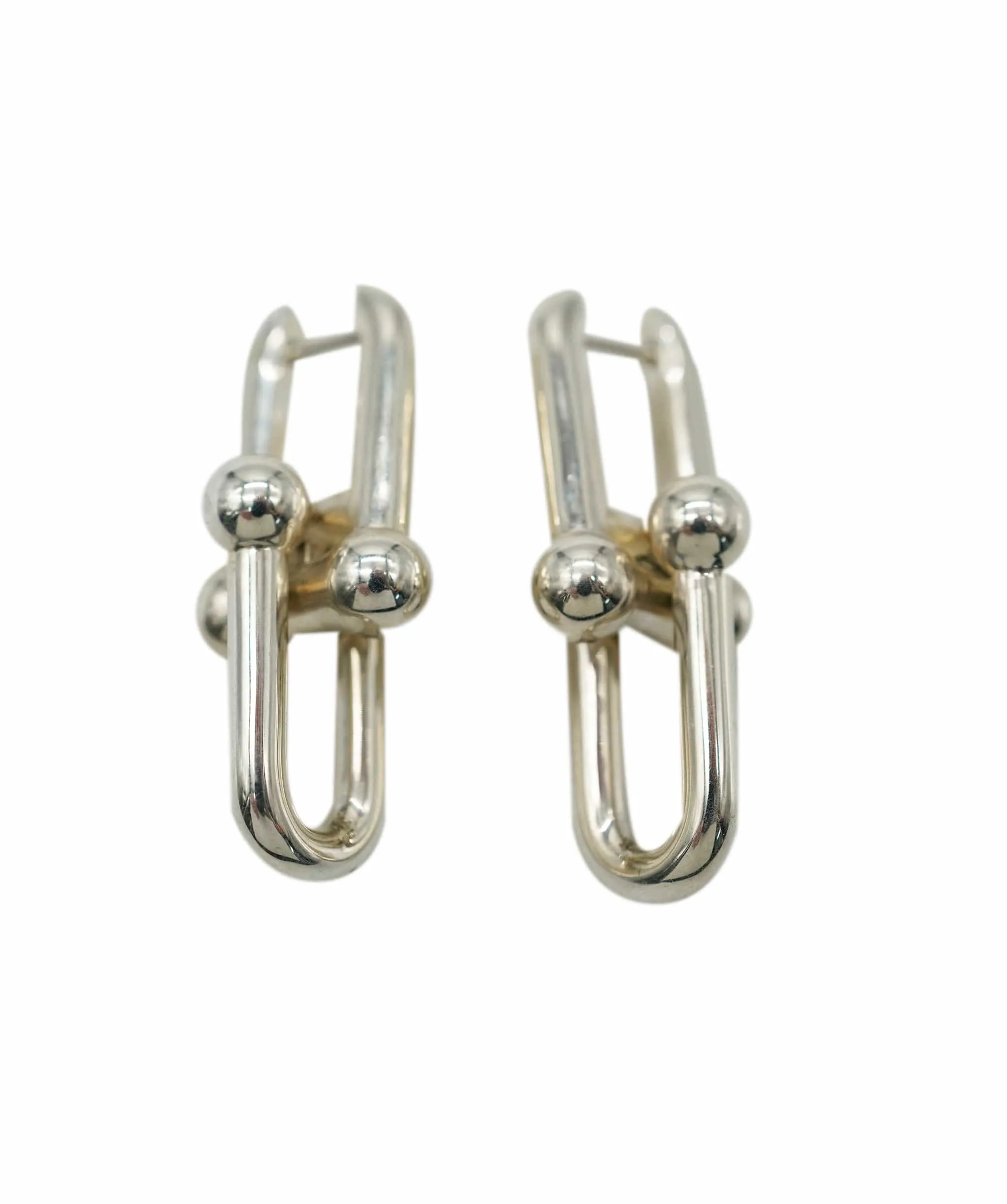 Tiffany & Co. Silver Hardware Earrings Large size UKL1415