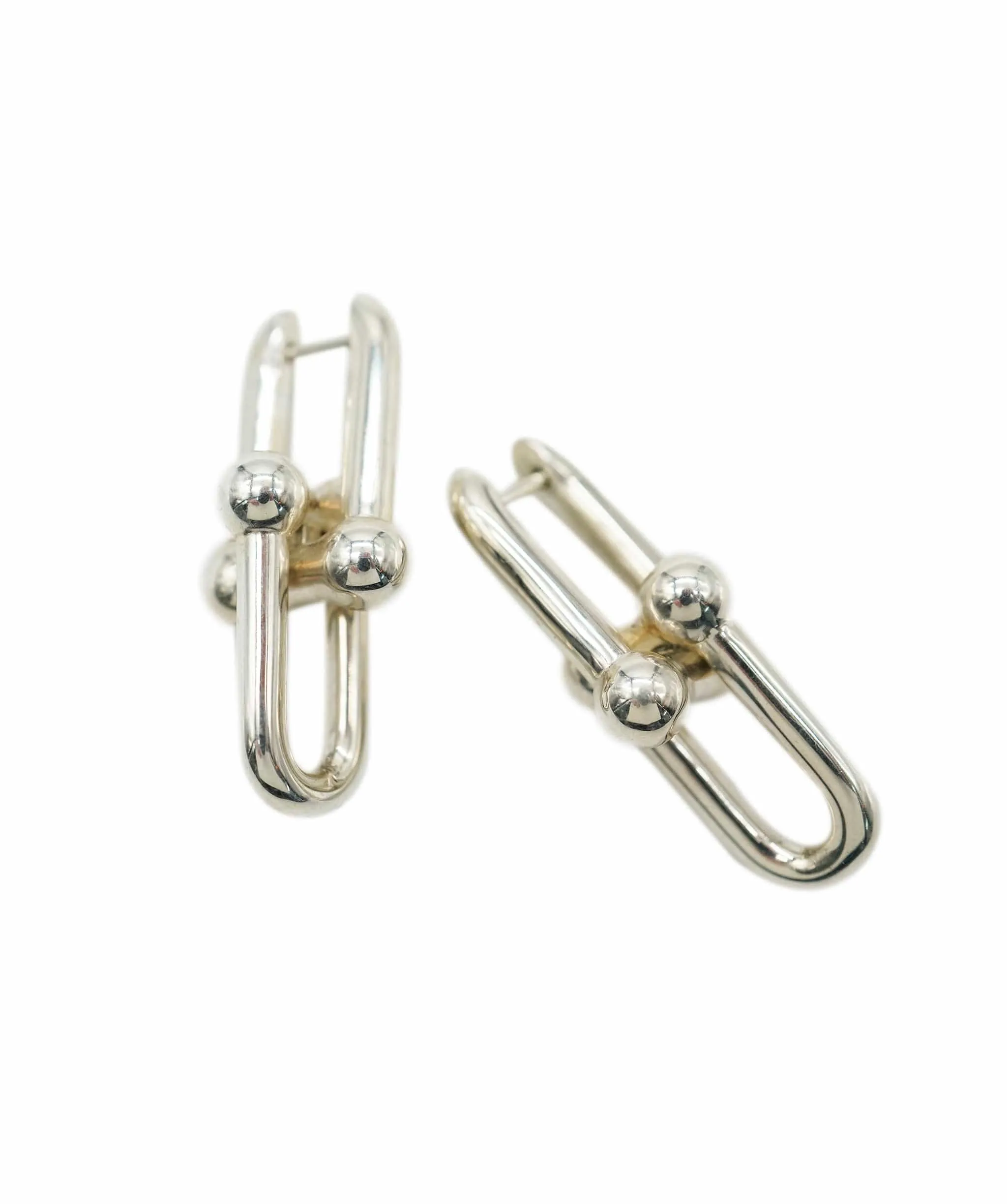Tiffany & Co. Silver Hardware Earrings Large size UKL1415