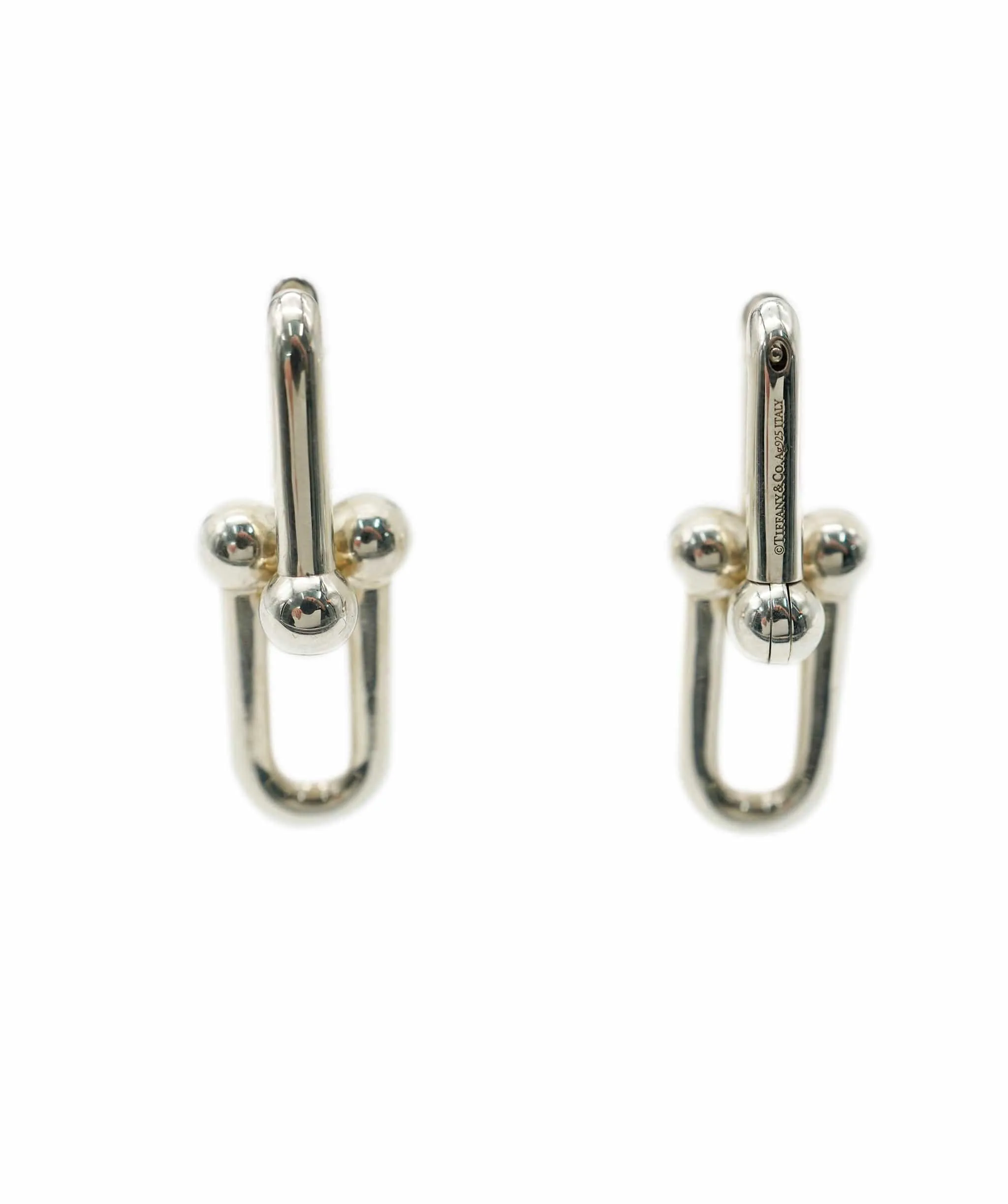 Tiffany & Co. Silver Hardware Earrings Large size UKL1415