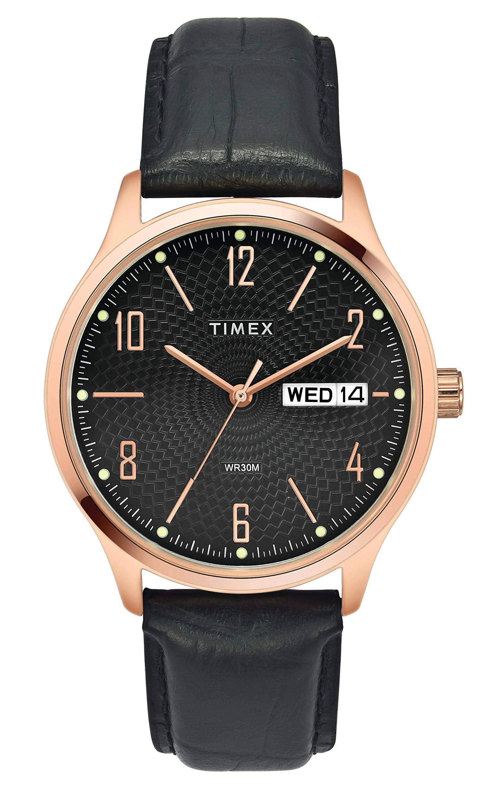 TIMEX Analogue Men's Watch (Black Dial Black Colored Strap)