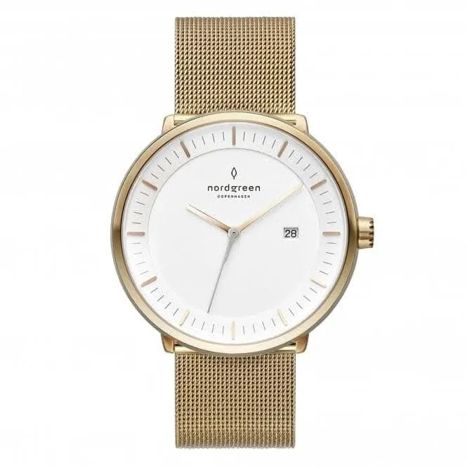 Unisex Philosopher Mesh Gold 36mm Watch PH36GOMEGOXX