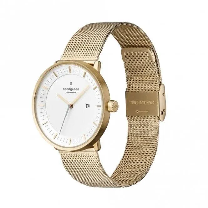 Unisex Philosopher Mesh Gold 36mm Watch PH36GOMEGOXX