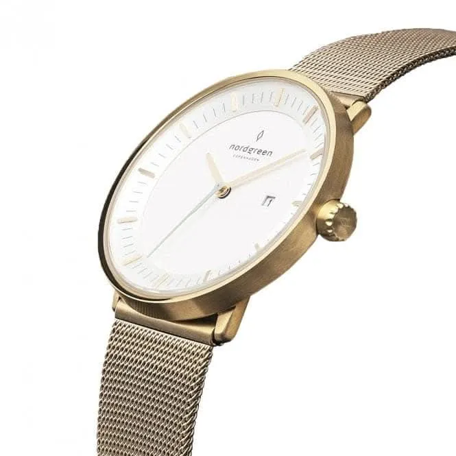 Unisex Philosopher Mesh Gold 36mm Watch PH36GOMEGOXX