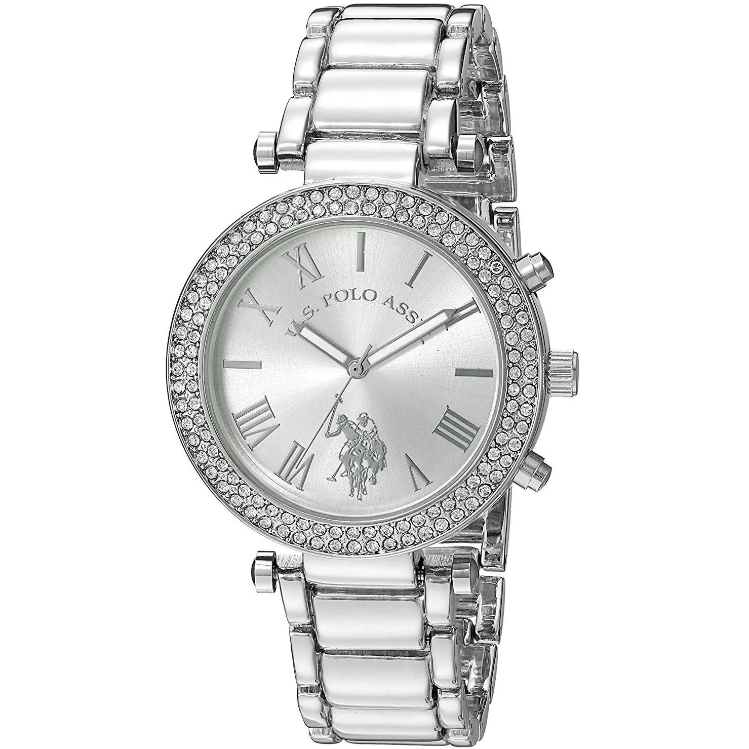 U.S. Polo Assn. Women's Quartz Silver-Toned Dress Watch USC40172