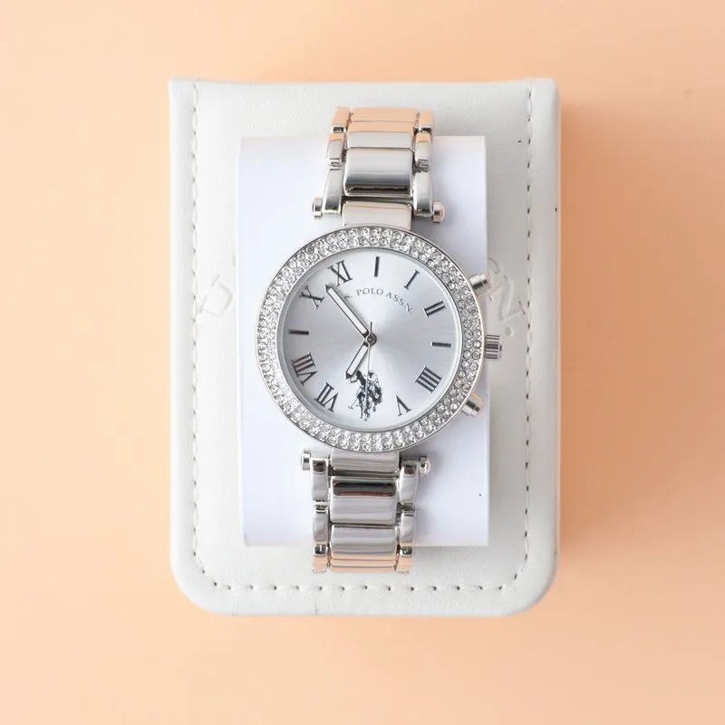 U.S. Polo Assn. Women's Quartz Silver-Toned Dress Watch USC40172