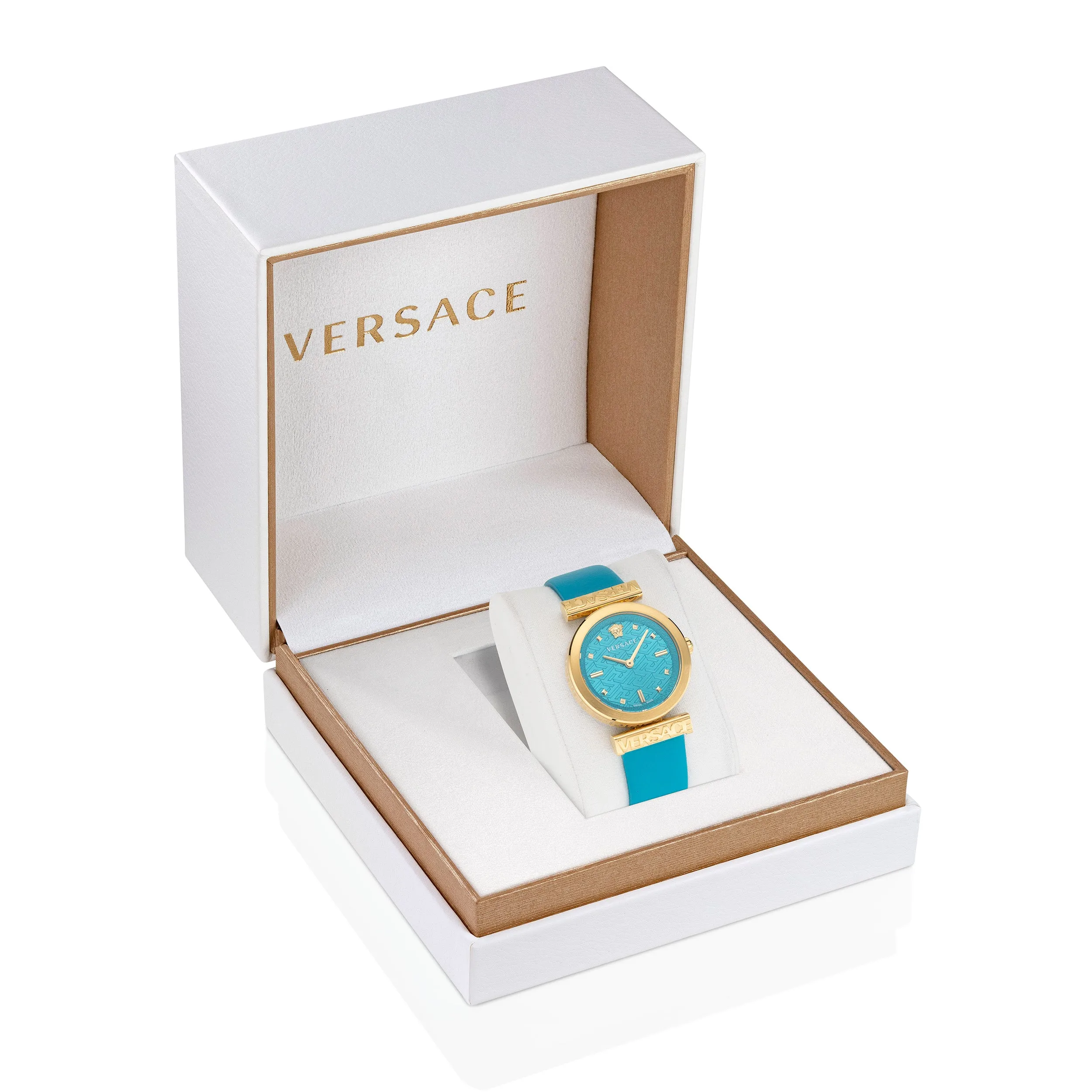 Versace Wrist Watch Women Turquoise Dial - Ve6J00323