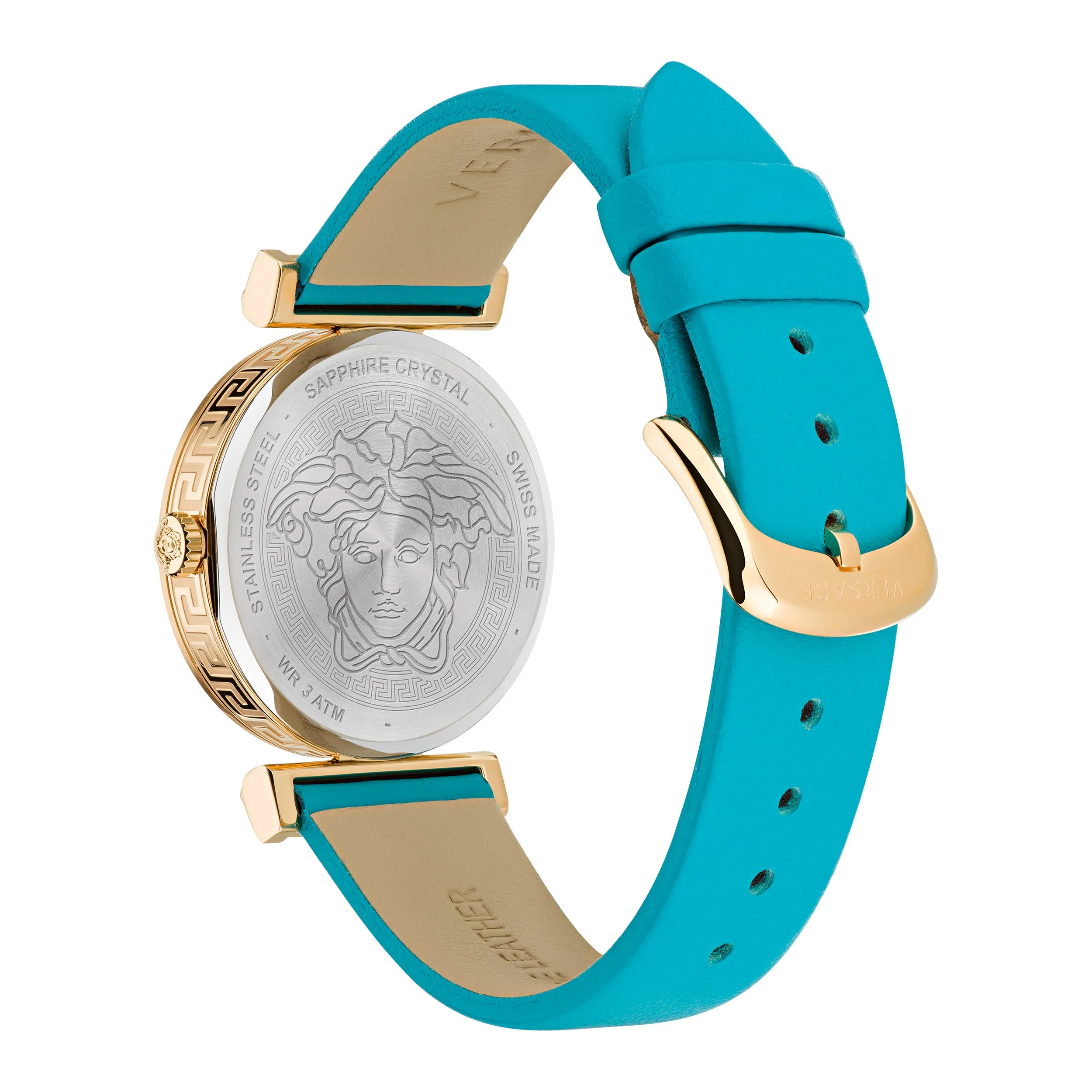 Versace Wrist Watch Women Turquoise Dial - Ve6J00323
