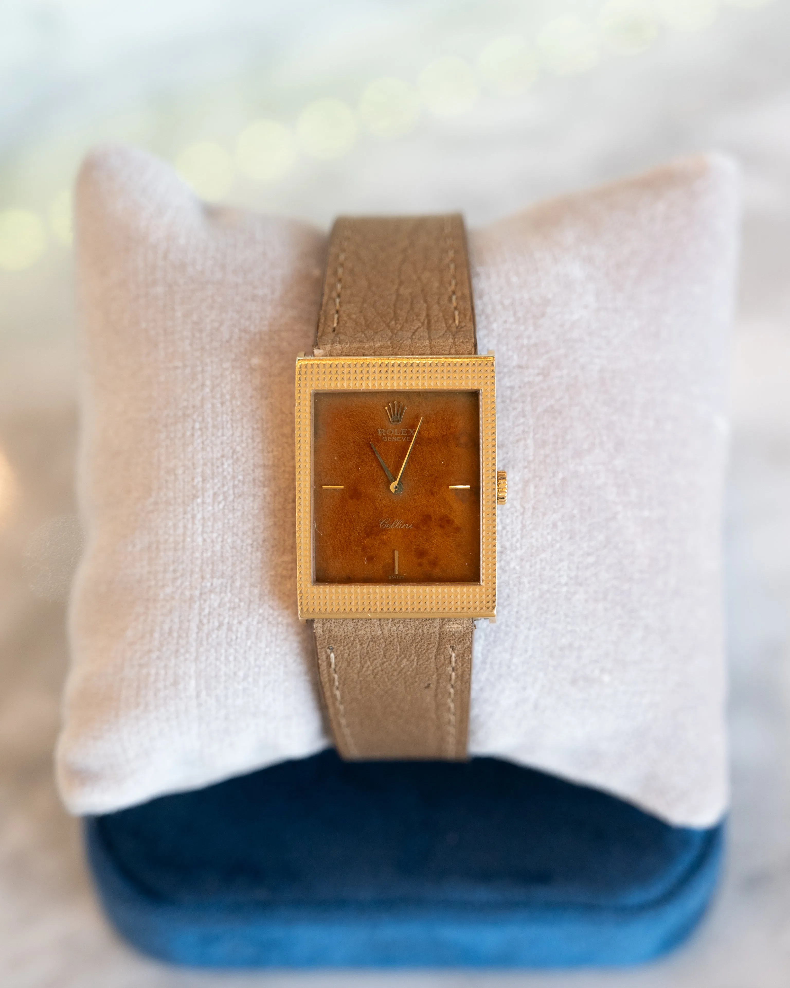 Vintage Rolex Cellini Watch in 18k Yellow Gold