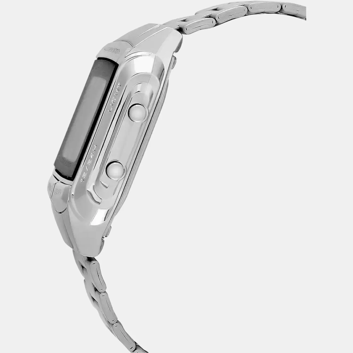 Vintage Silver Digital Unisex Stainless Steel Watch DB27 - DB-360-1ASDF