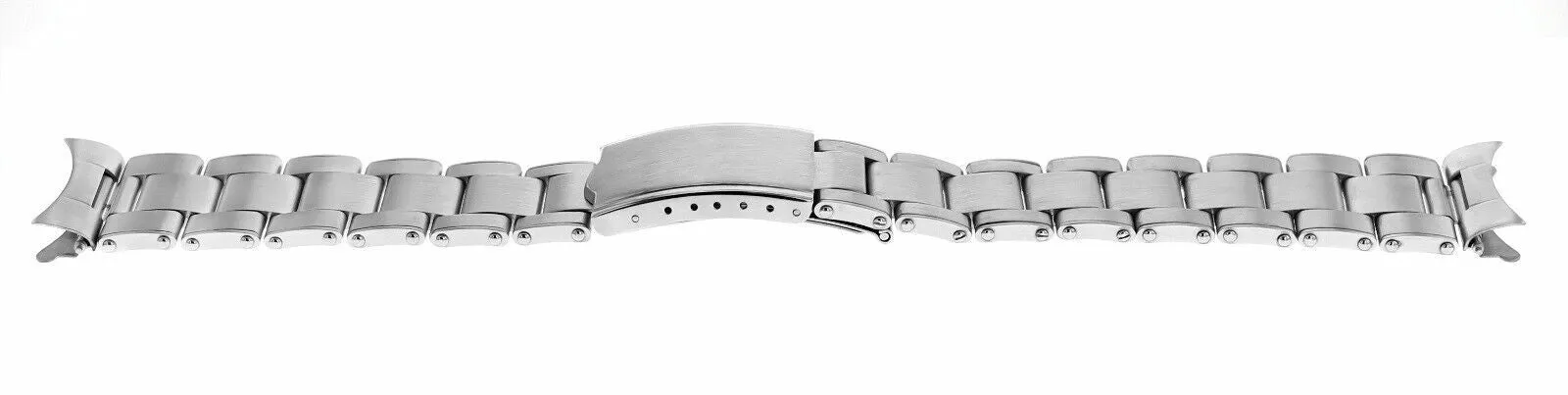 WATCH BAND FOR ALPHA PAUL NEWMAN 1993 CHRONOGRAPH BRACELET RIVITED S/STEEL