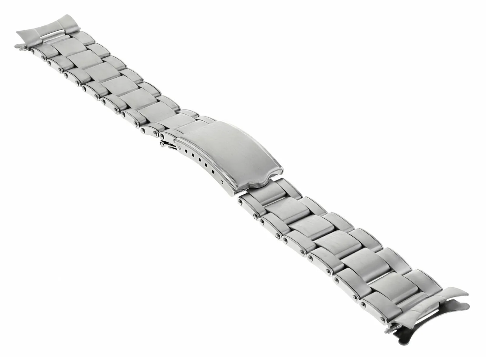 WATCH BAND FOR ALPHA PAUL NEWMAN 1993 CHRONOGRAPH BRACELET RIVITED S/STEEL