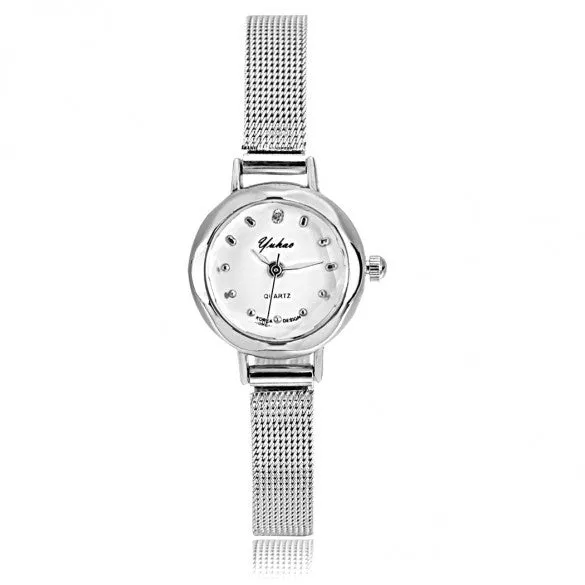 Women Lady Fashion Slim Elegant Small Dial Quartz Analog Wrist Watch