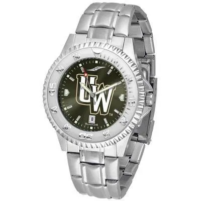 Wyoming Cowboys Competitor AnoChrome - Steel Band Watch