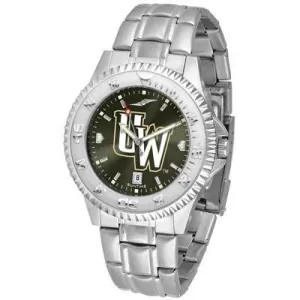 Wyoming Cowboys Competitor AnoChrome - Steel Band Watch