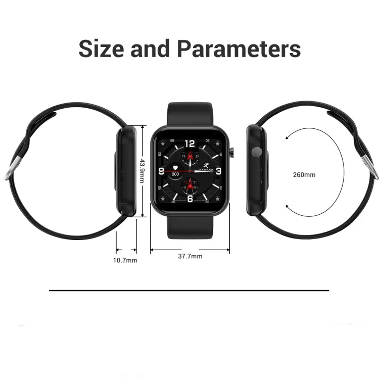 Z11 1.54 inch IPS Screen Smart Watch, Support Sleep Monitor / Bluetooth Photograph / Heart Rate Monitor / Blood Pressure Monitoring(Black)